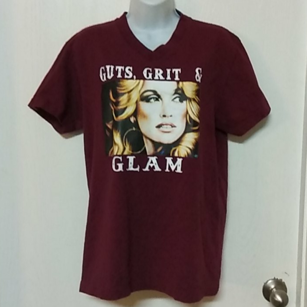 Shaka Wear Vintage Look Dolly Parton Tee Sz M